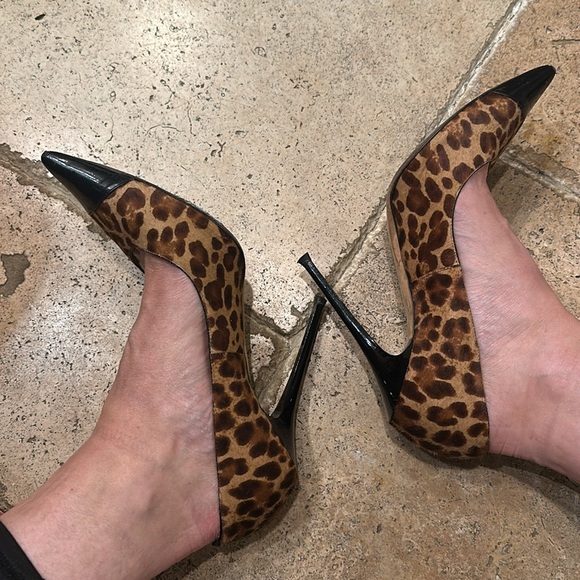 Jimmy Choo size 39 anouk leopard and camel with patent leather toe - Picture 12 of 16